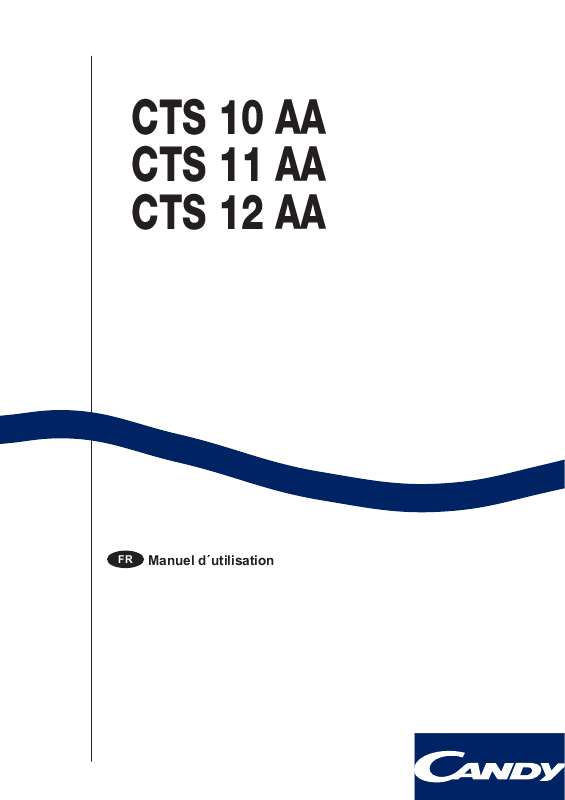 Guide utilisation  CANDY CTS 10 AA  de la marque CANDY
