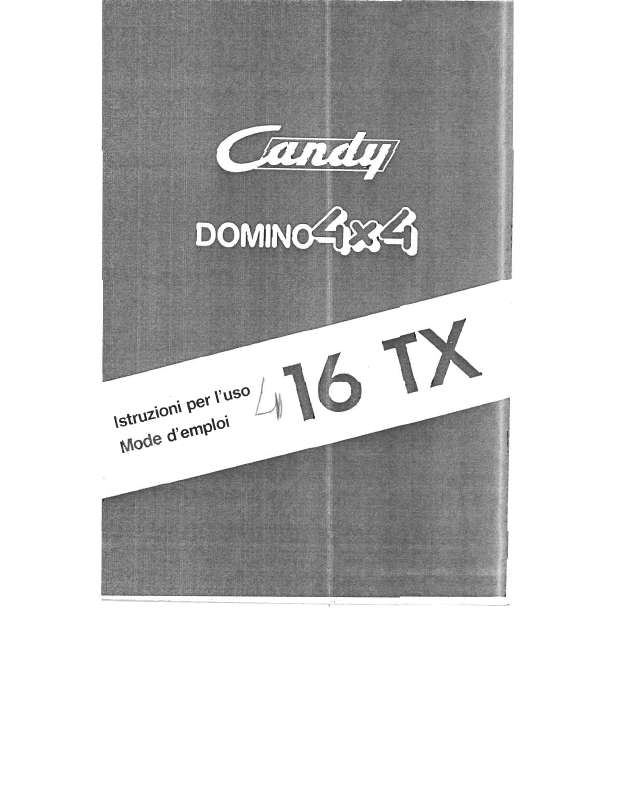 Guide utilisation  CANDY 16 TX  de la marque CANDY
