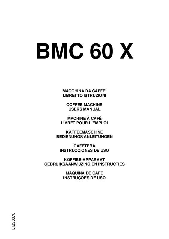 Guide utilisation  CANDY BMC 60 X  de la marque CANDY
