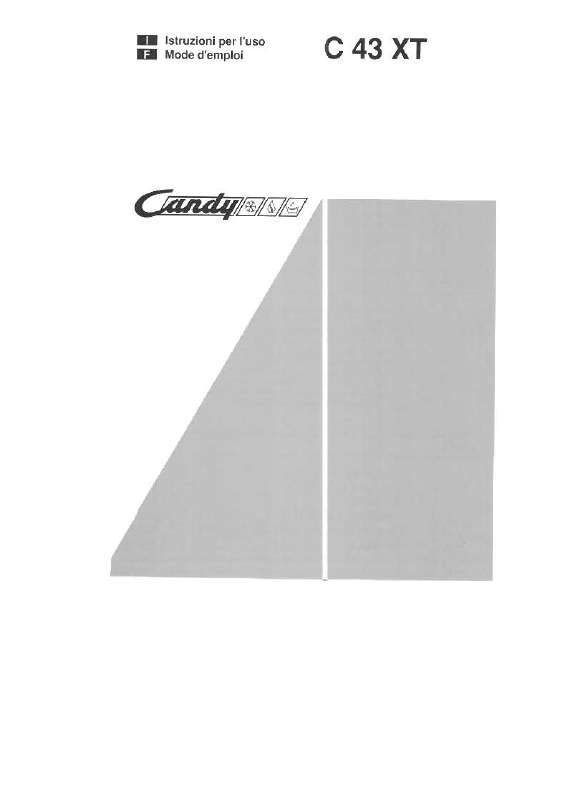 Guide utilisation  CANDY C 43 XT  de la marque CANDY