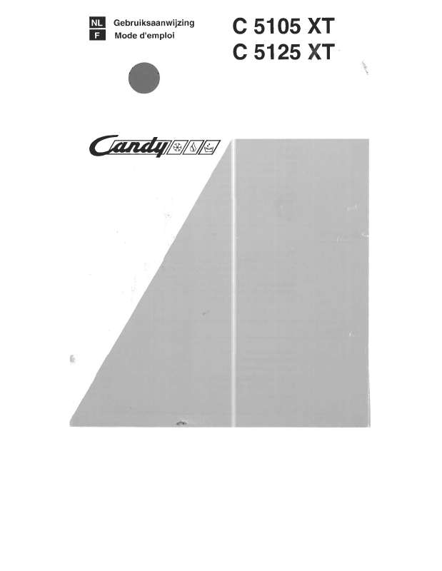 Guide utilisation  CANDY C 5105 XT  de la marque CANDY