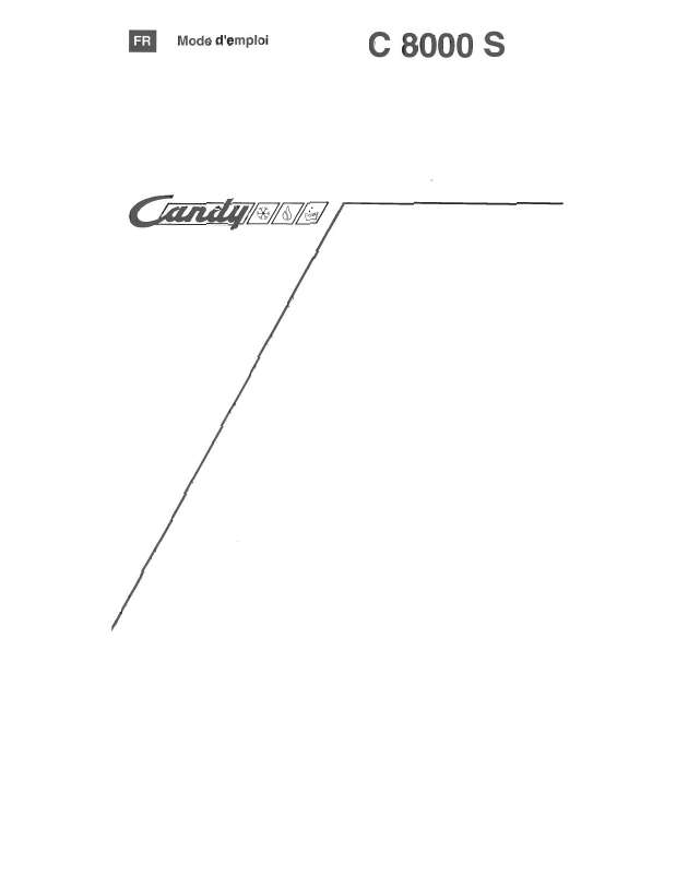 Guide utilisation  CANDY C 8000 S  de la marque CANDY