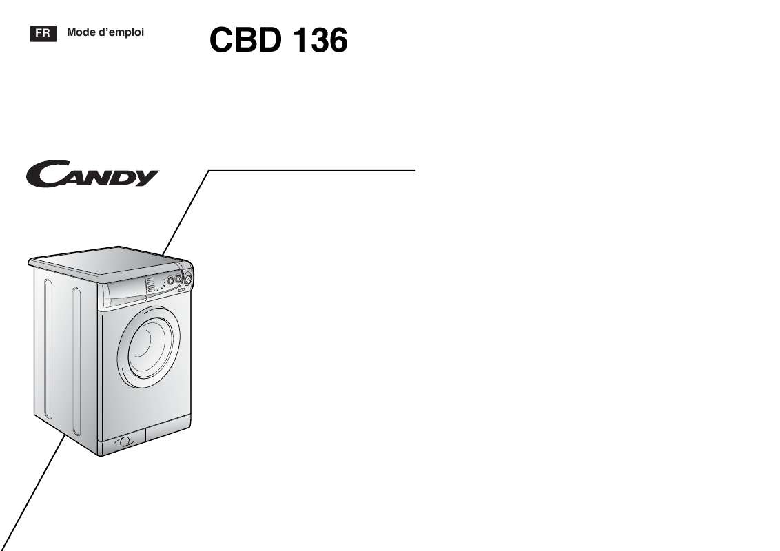 Guide utilisation  CANDY CBD 136  de la marque CANDY