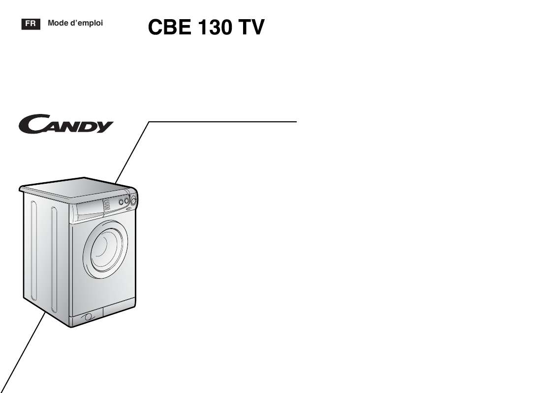Guide utilisation  CANDY CBE 130 TV  de la marque CANDY