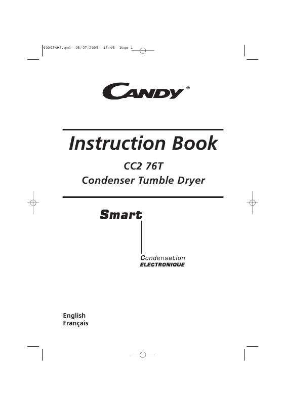 Guide utilisation  CANDY CC2 76T  de la marque CANDY