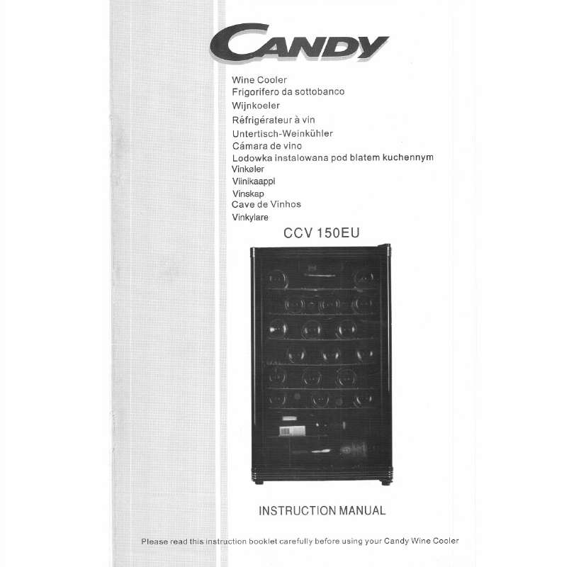 Guide utilisation CANDY CCV 150EU  de la marque CANDY