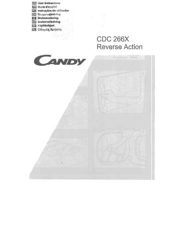 Guide utilisation  CANDY CDC 266 X  de la marque CANDY