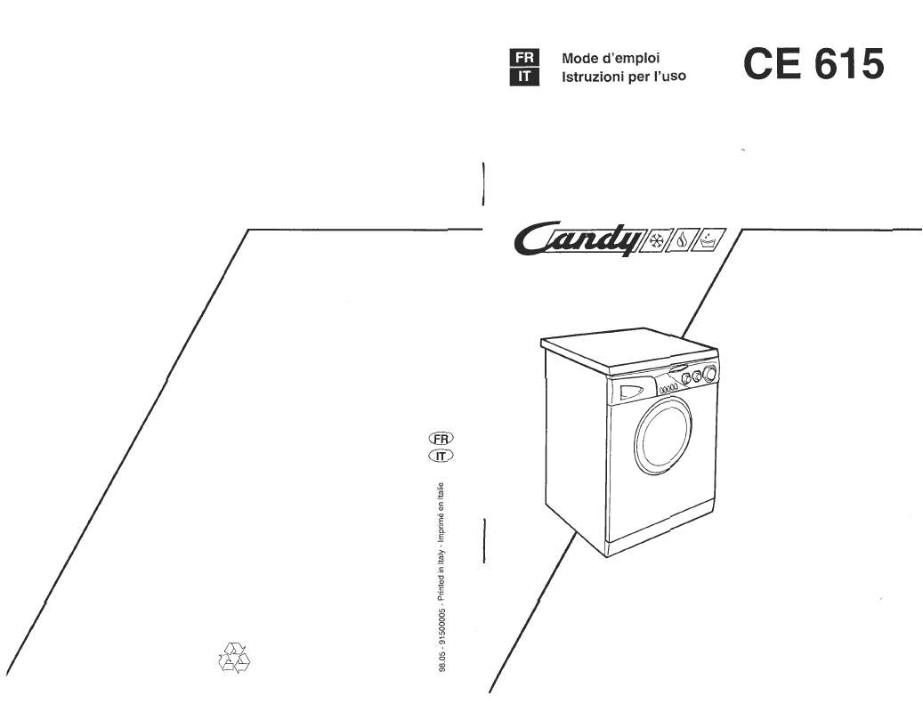 Guide utilisation  CANDY CE 615  de la marque CANDY