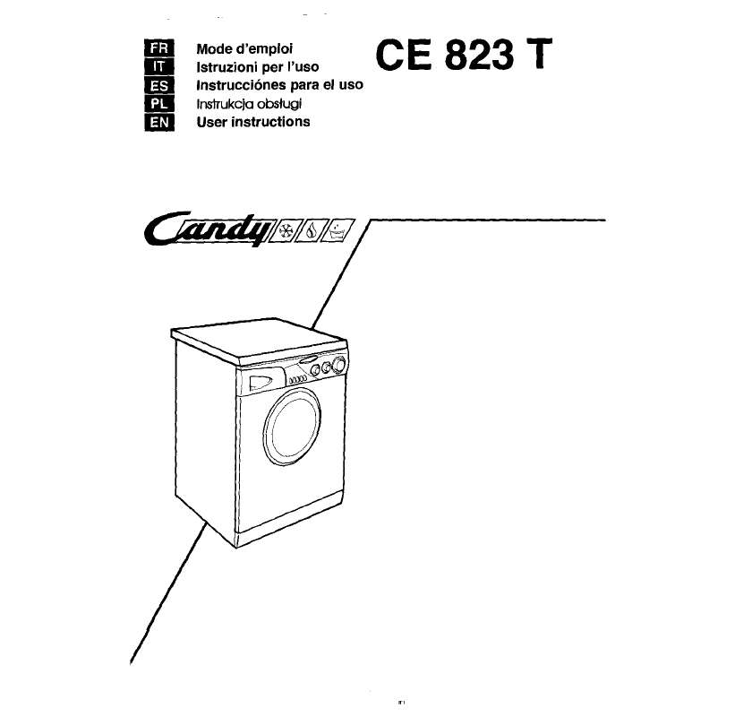 Guide utilisation  CANDY CE 823 T  de la marque CANDY