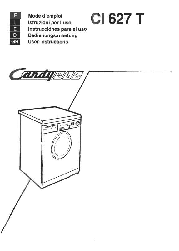 Guide utilisation  CANDY CI 627 T  de la marque CANDY