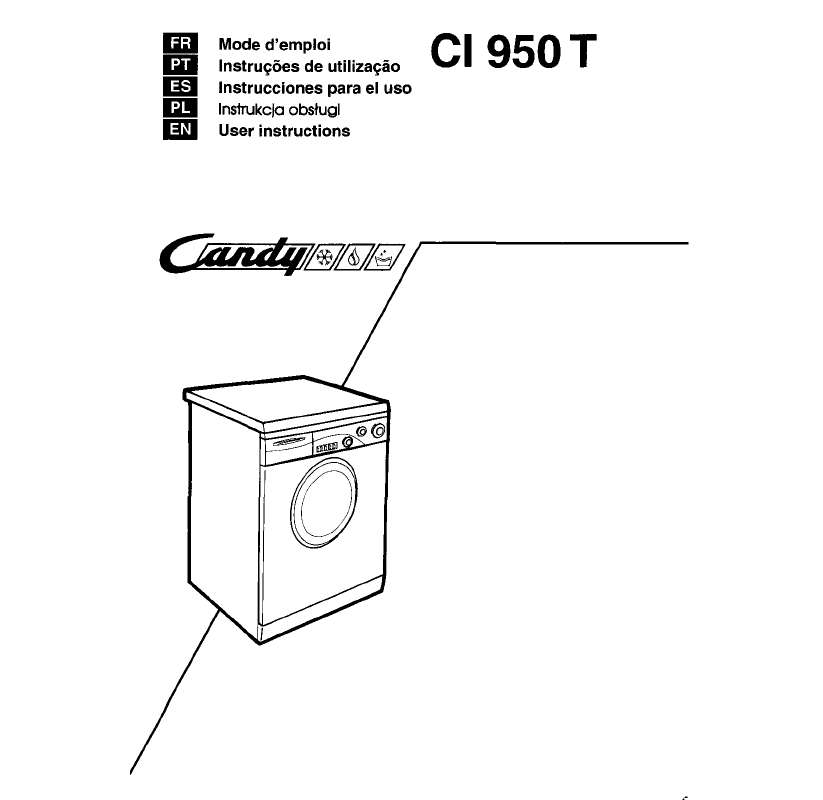 Guide utilisation  CANDY CI 950 T  de la marque CANDY