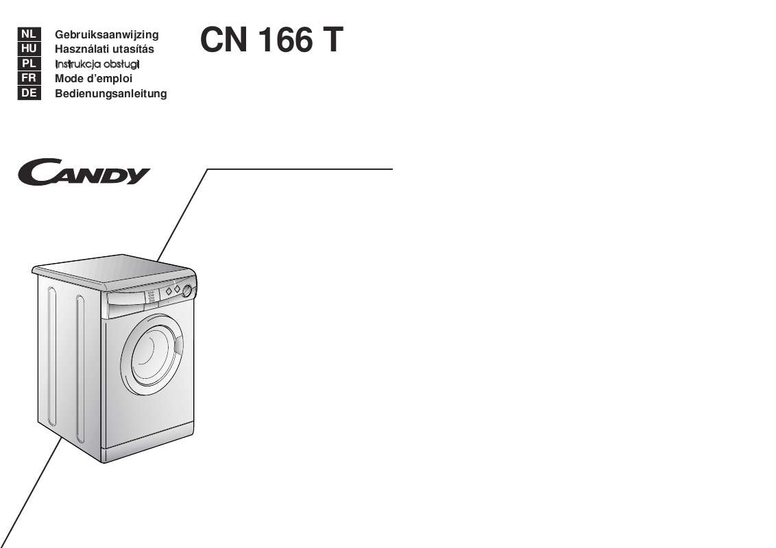 Guide utilisation  CANDY CN 166 T  de la marque CANDY