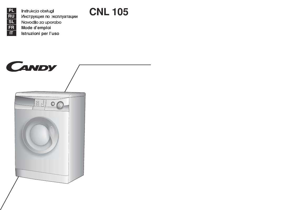 Guide utilisation  CANDY CNL 105  de la marque CANDY