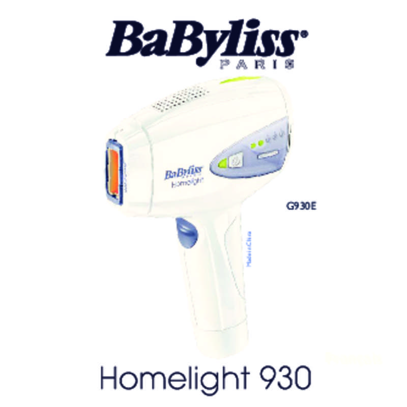 Guide utilisation BABYLISS HOMELIGHT 930  de la marque BABYLISS