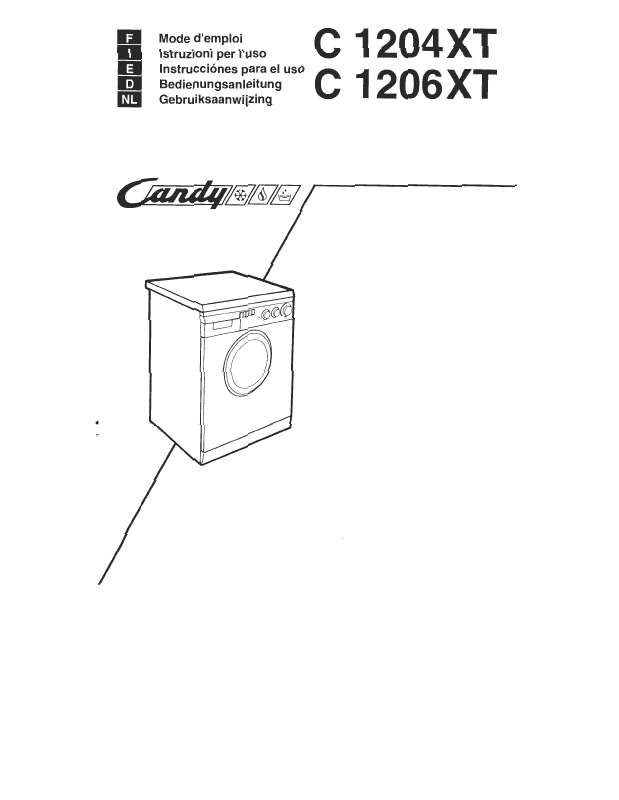 Guide utilisation  CANDY C1206XT  de la marque CANDY