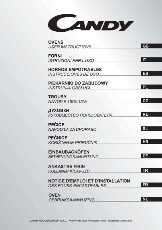 Guide utilisation  CANDY FXP 609 X  de la marque CANDY