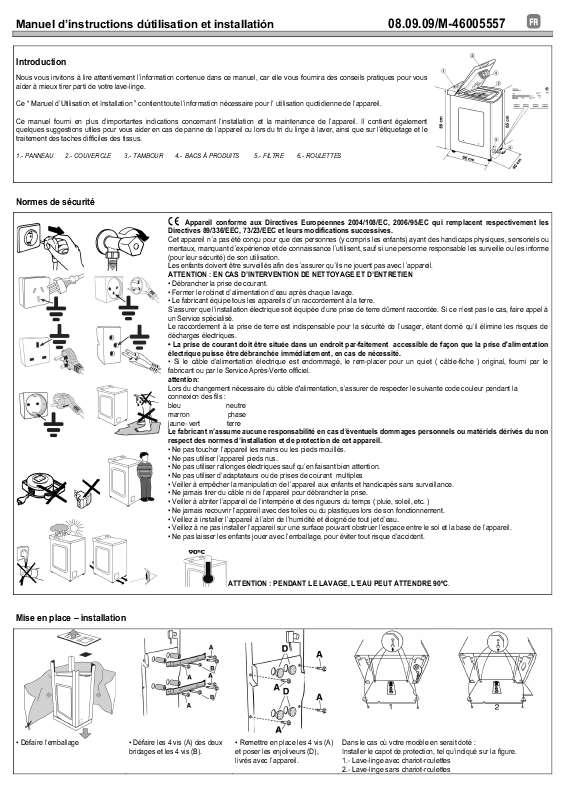 Guide utilisation  CANDY CTD 1207-47  de la marque CANDY