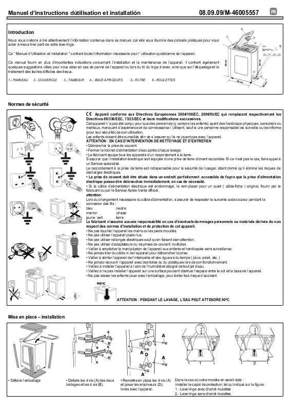 Guide utilisation  CANDY CTDF 1360-47  de la marque CANDY