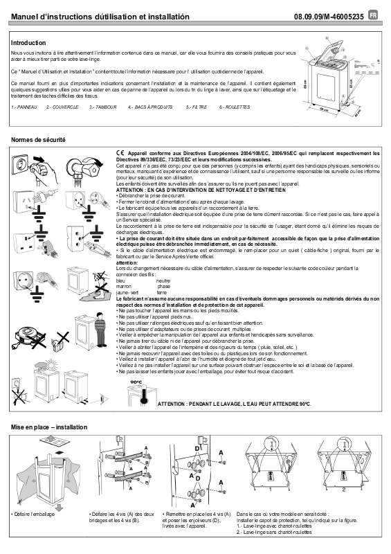 Guide utilisation  CANDY CTF 1055-47  de la marque CANDY