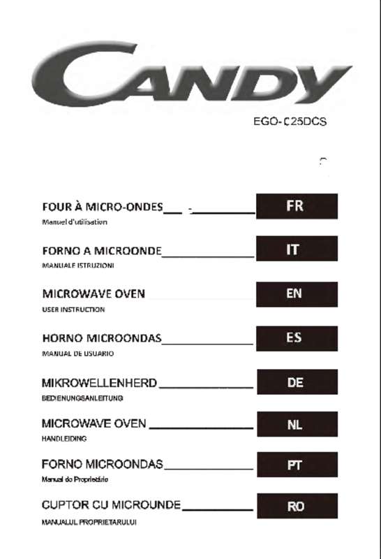 Guide utilisation  CANDY EGO-C25DCS  de la marque CANDY