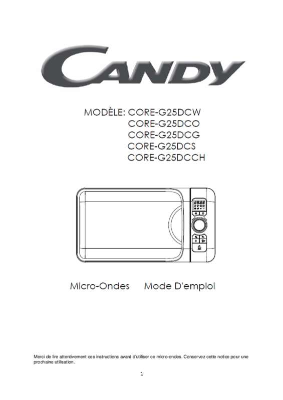 Guide utilisation  CANDY EGO-G25DCG  de la marque CANDY
