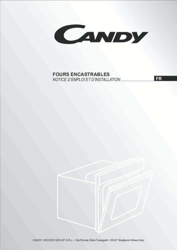 Guide utilisation  CANDY FBP 694 W  de la marque CANDY