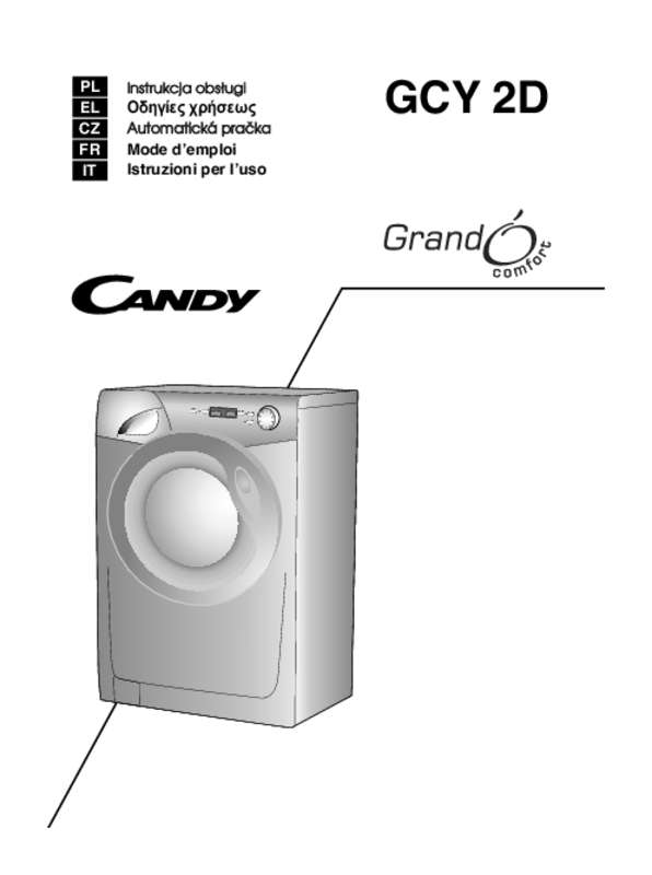 Guide utilisation  CANDY GCY 1052D1-S  de la marque CANDY