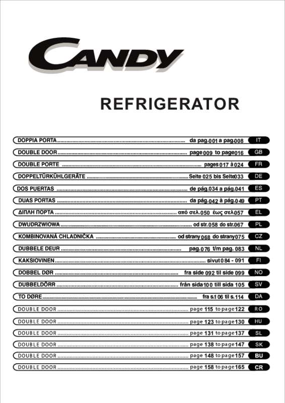 Guide utilisation  CANDY CCDS 6172X  de la marque CANDY