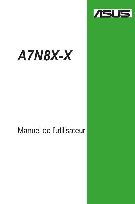 Guide utilisation ASUS A7N8X-X  de la marque ASUS