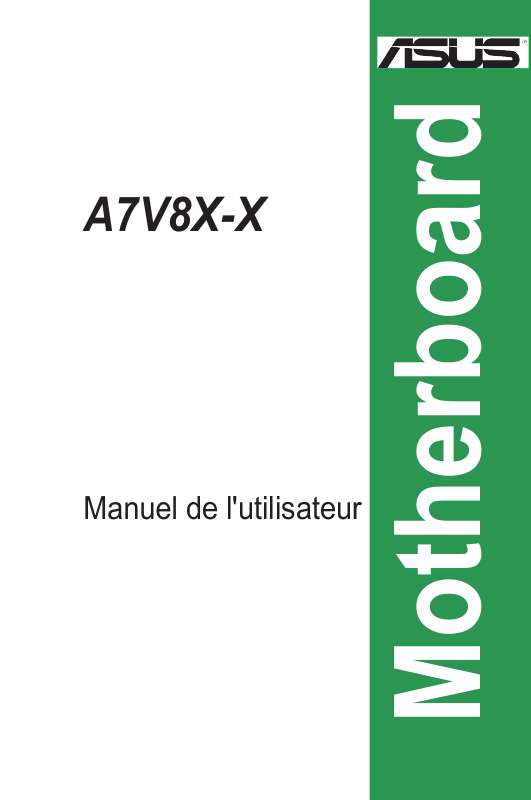 Guide utilisation ASUS A7V8X-X  de la marque ASUS