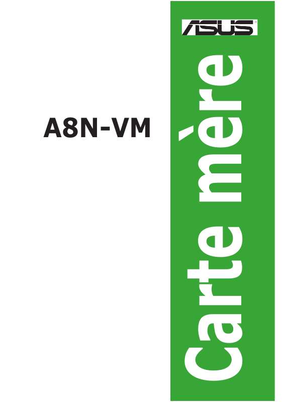 Guide utilisation ASUS A8N-VM  de la marque ASUS
