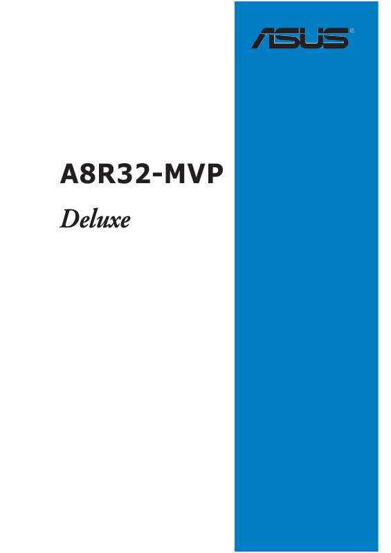 Guide utilisation  ASUS A8R32I-MVP DLX  de la marque ASUS