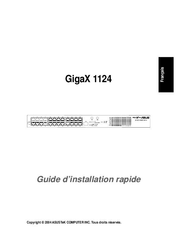Guide utilisation  ASUS GIGAX 1124  de la marque ASUS