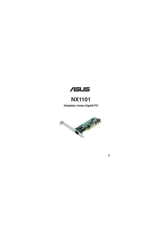 Guide utilisation  ASUS NX1101  de la marque ASUS