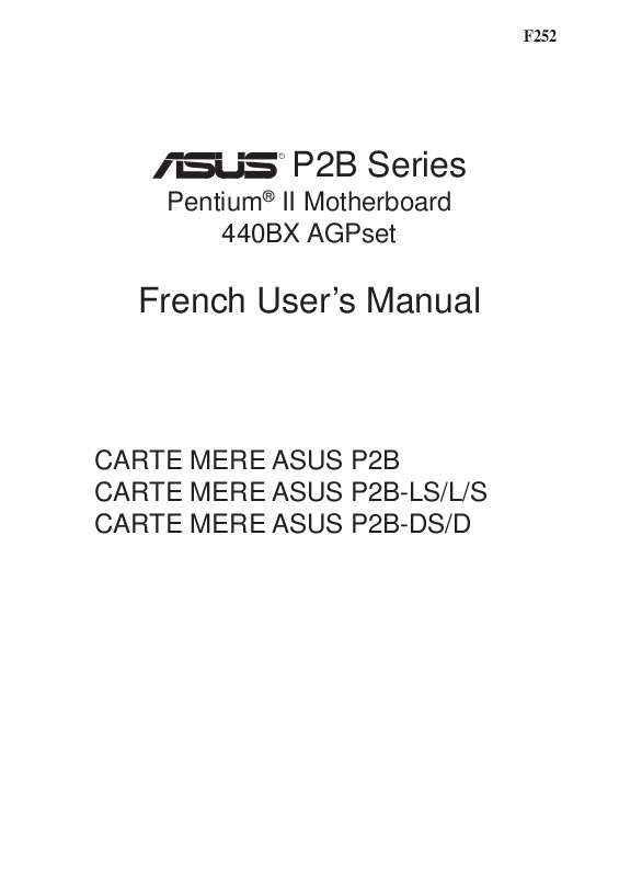 Guide utilisation  ASUS P2BSE  de la marque ASUS