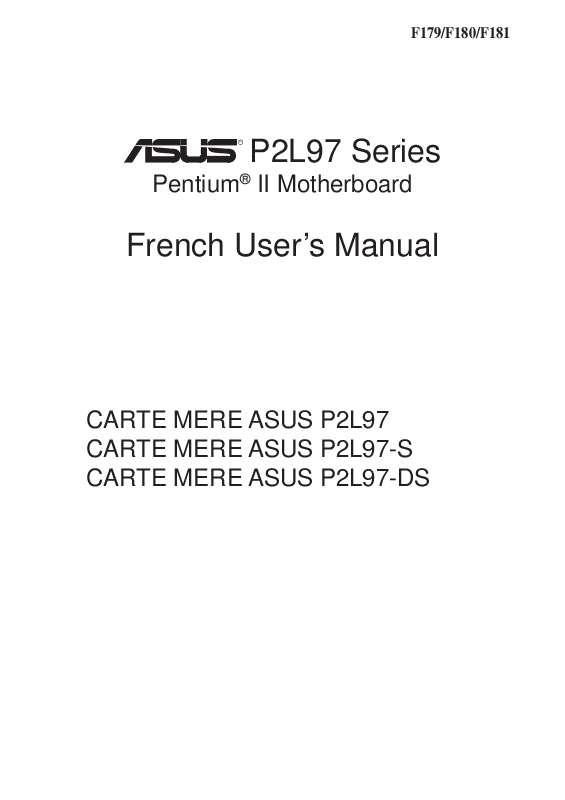 Guide utilisation  ASUS P2L97SE  de la marque ASUS