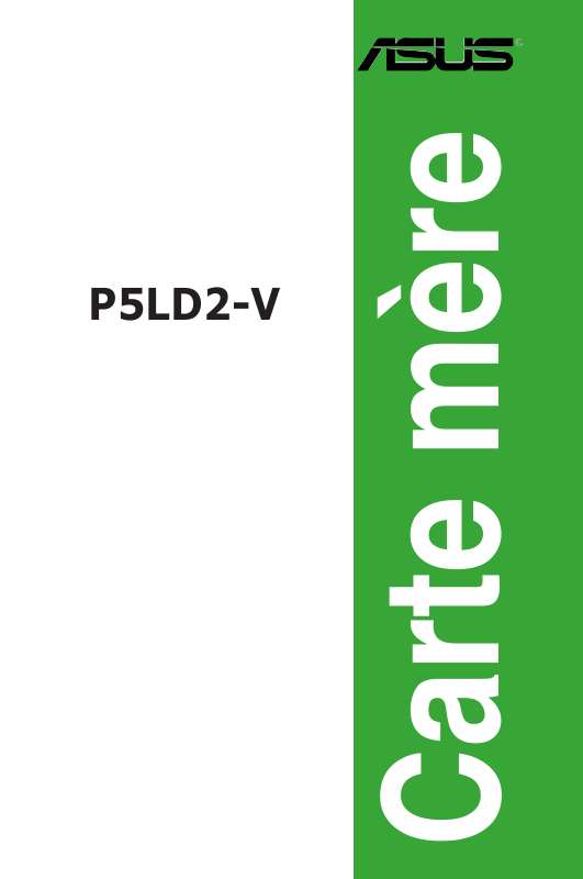 Guide utilisation  ASUS P5LD2-V  de la marque ASUS