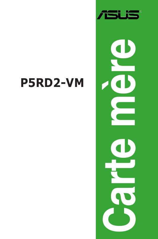 Guide utilisation  ASUS P5RD2-VM  de la marque ASUS
