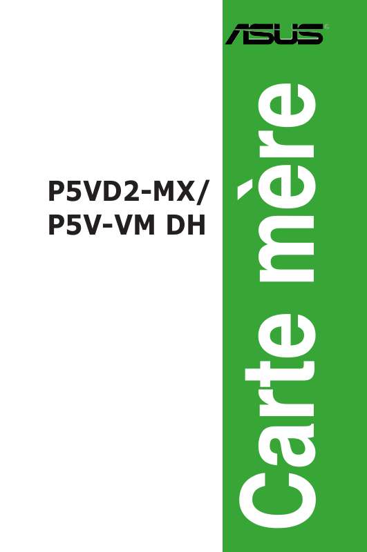 Guide utilisation ASUS P5VD2-MX  de la marque ASUS