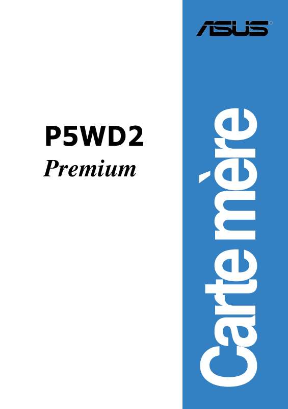 Guide utilisation ASUS P5WD2 PREMIUM  de la marque ASUS