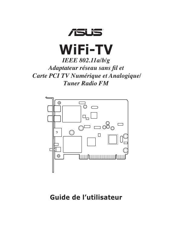 Guide utilisation  ASUS WIFI-TV  de la marque ASUS