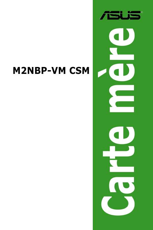 Guide utilisation  ASUS M2NBP-VM CSM  de la marque ASUS