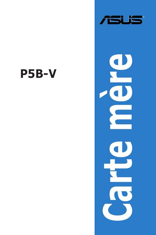 Guide utilisation  ASUS P5B-V  de la marque ASUS