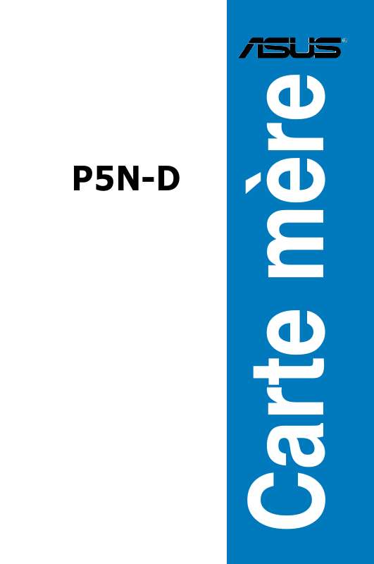 Guide utilisation ASUS P5N-D  de la marque ASUS