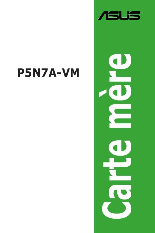 Guide utilisation ASUS P5N7A-VM  de la marque ASUS