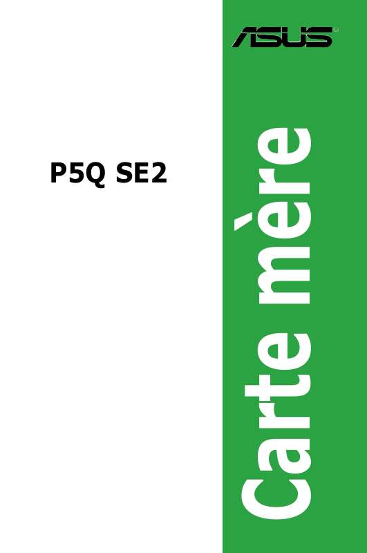 Guide utilisation ASUS P5Q SE2  de la marque ASUS