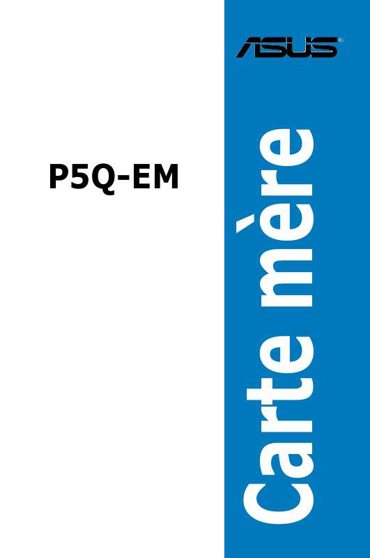 Guide utilisation ASUS P5Q-EM  de la marque ASUS