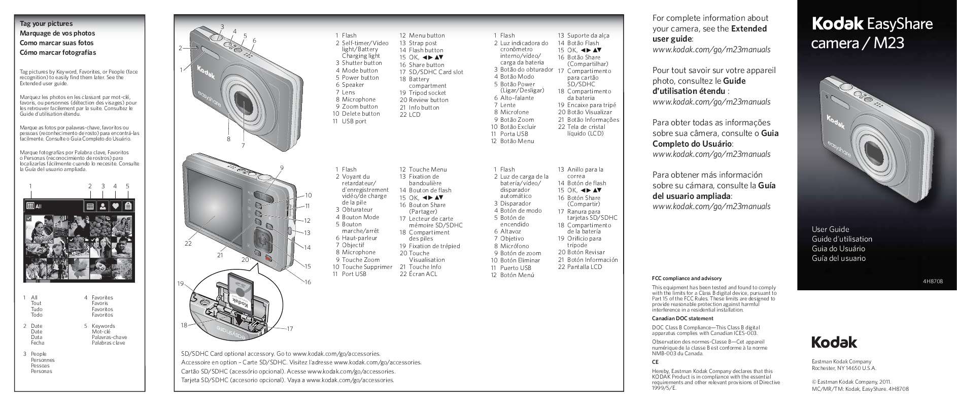 Guide utilisation KODAK EASYSHARE C190  de la marque KODAK