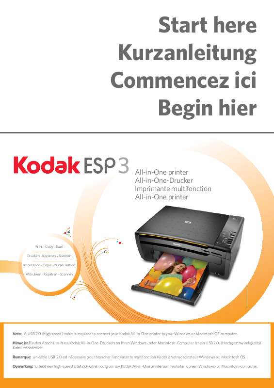 Guide utilisation KODAK EASYSHARE G600-TATION  de la marque KODAK