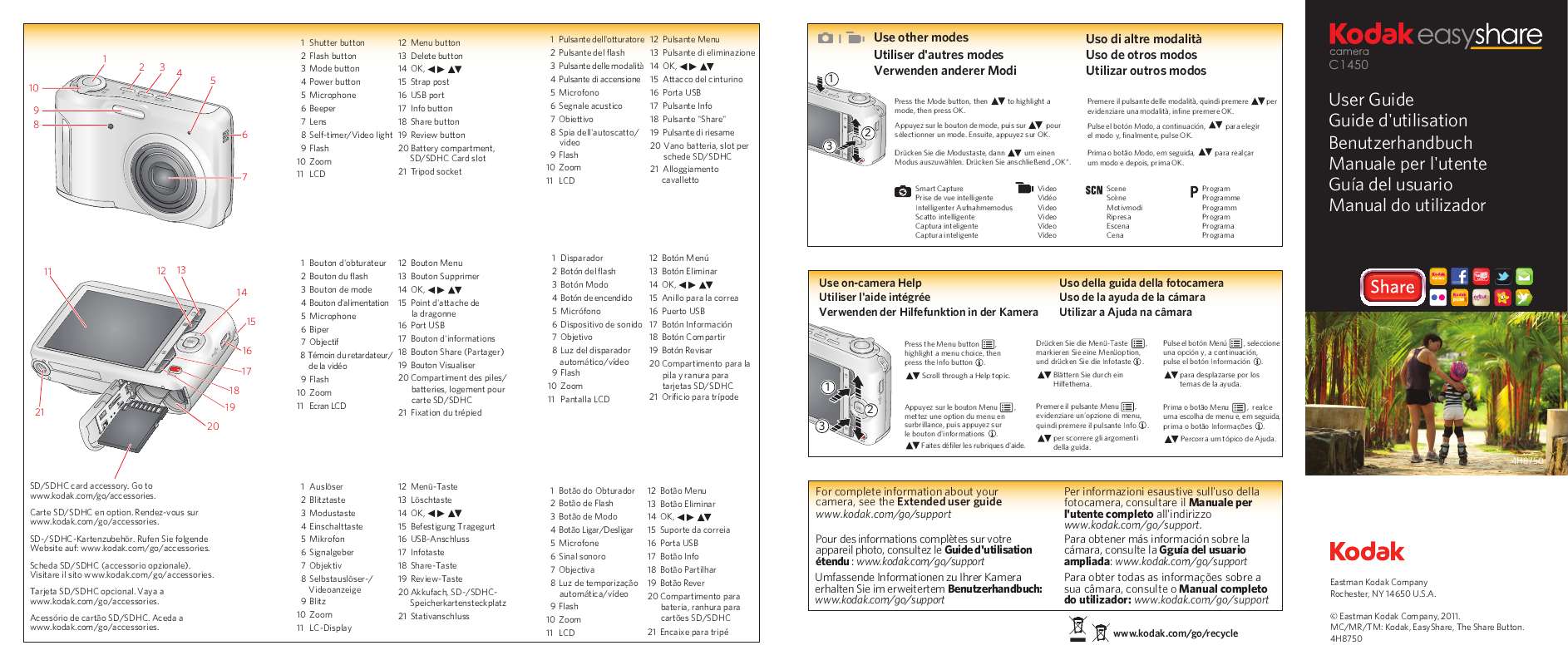 Guide utilisation KODAK EASYSHARE M583  de la marque KODAK